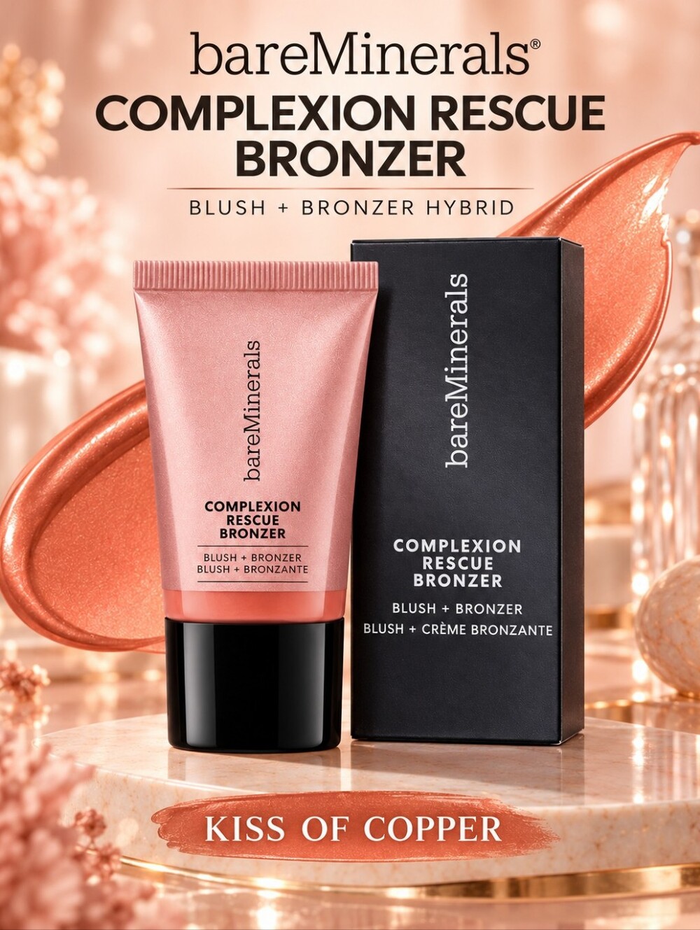 bareMinerals Complexion Rescue Blonzer – Kiss of Copper